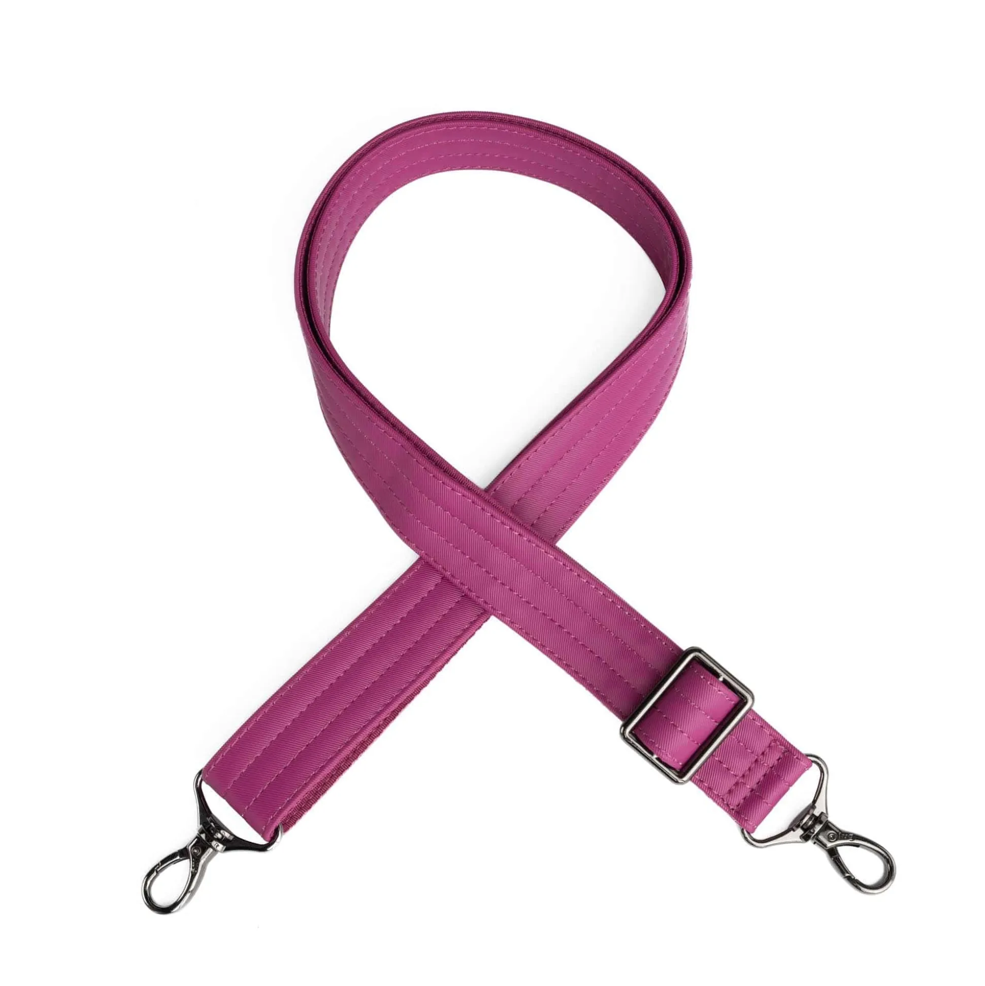 Adjustable Webbed Satin Luxe VL Bag Strap - 1.25"