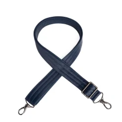 Adjustable Webbed Satin Luxe VL Bag Strap - 1.25"