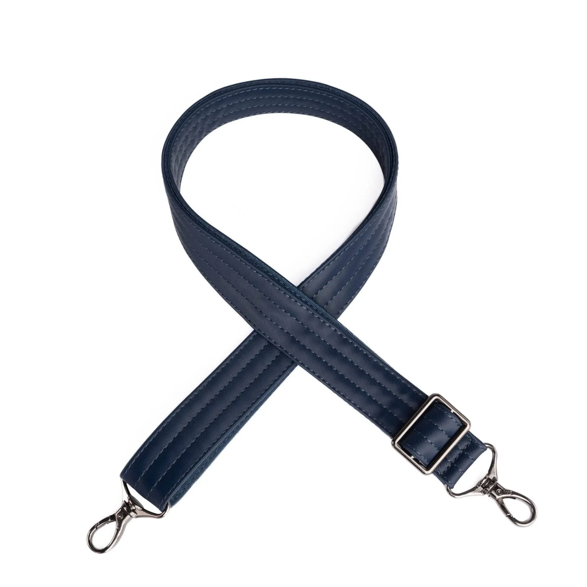 Adjustable Webbed Satin Luxe VL Bag Strap - 1.25"