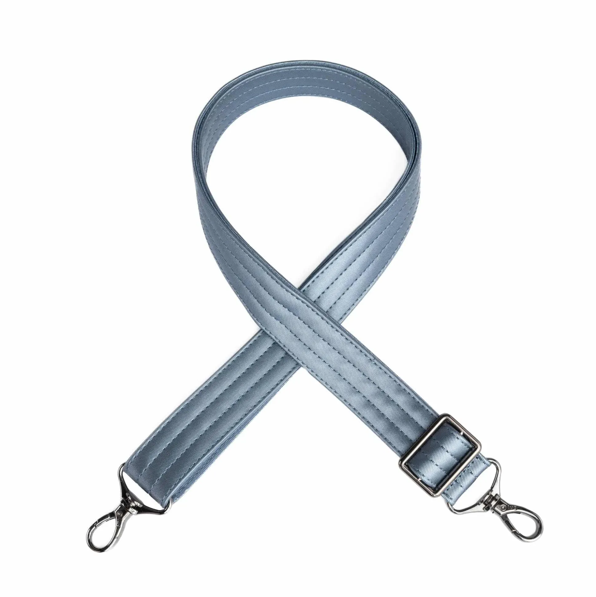 Adjustable Webbed Satin Luxe VL Bag Strap - 1.25"