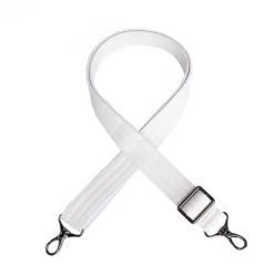 Adjustable Webbed Satin Luxe VL Bag Strap - 1.25"