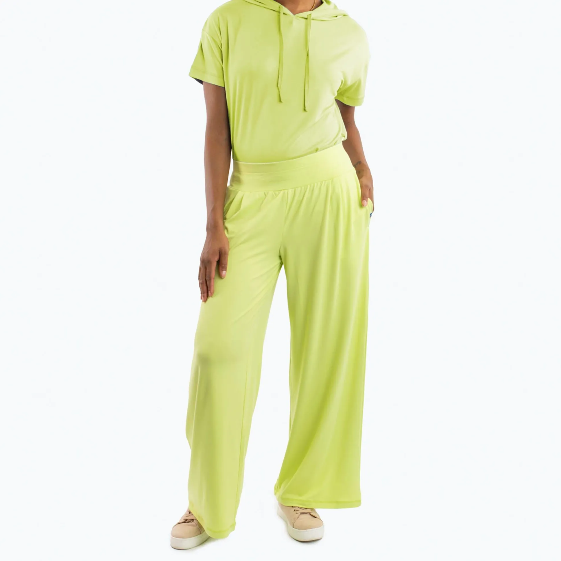 Coupe Wide Leg Full Length Pants