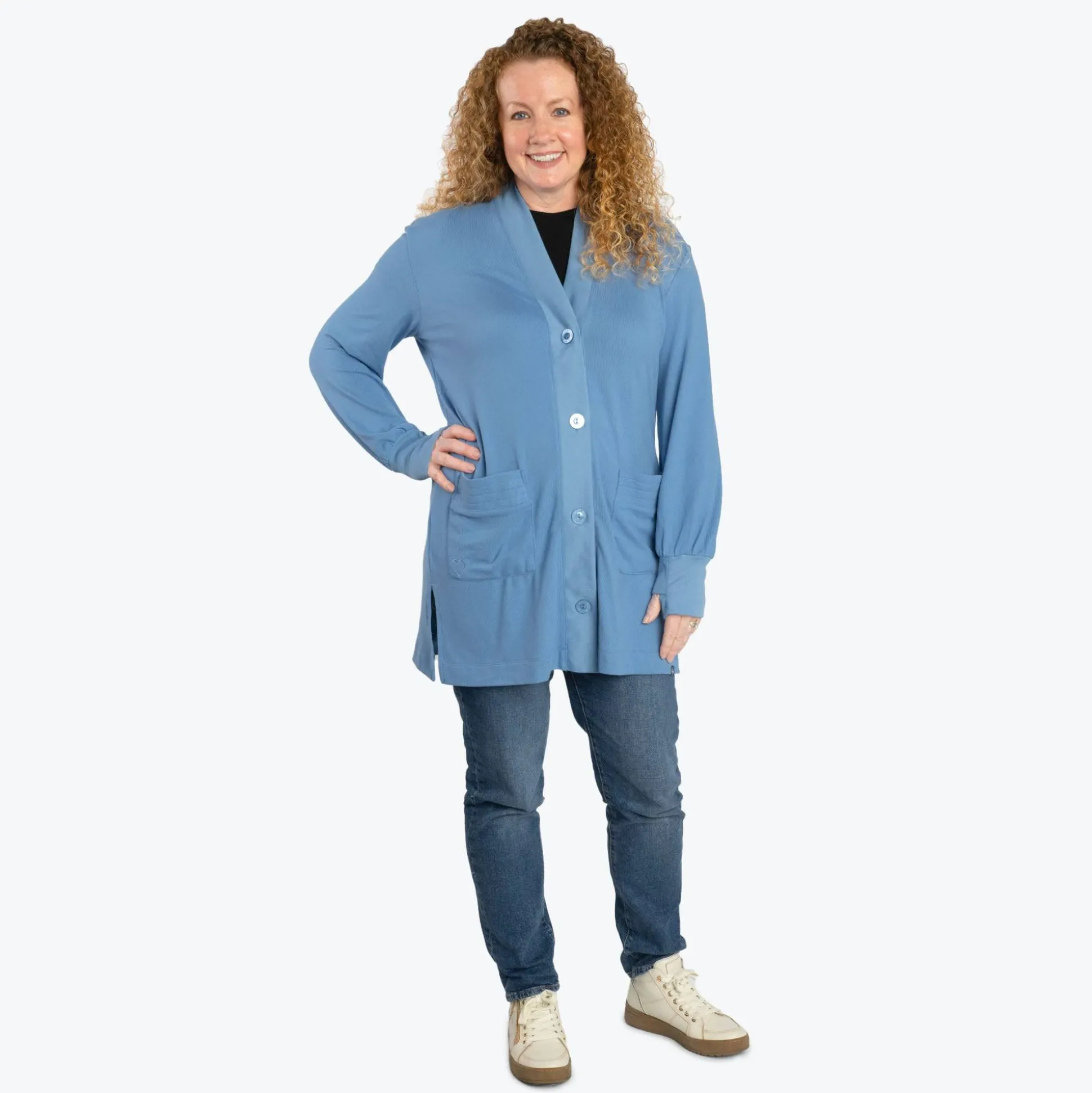 Dolly Brushed Sweater Knit Button Front Cardigan