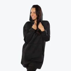 Peekaboo Sweater Fleece Tunic Hoodie