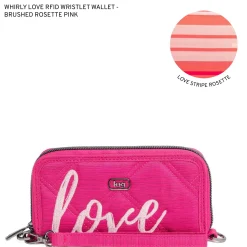 Whirly Love RFID Wristlet Wallet